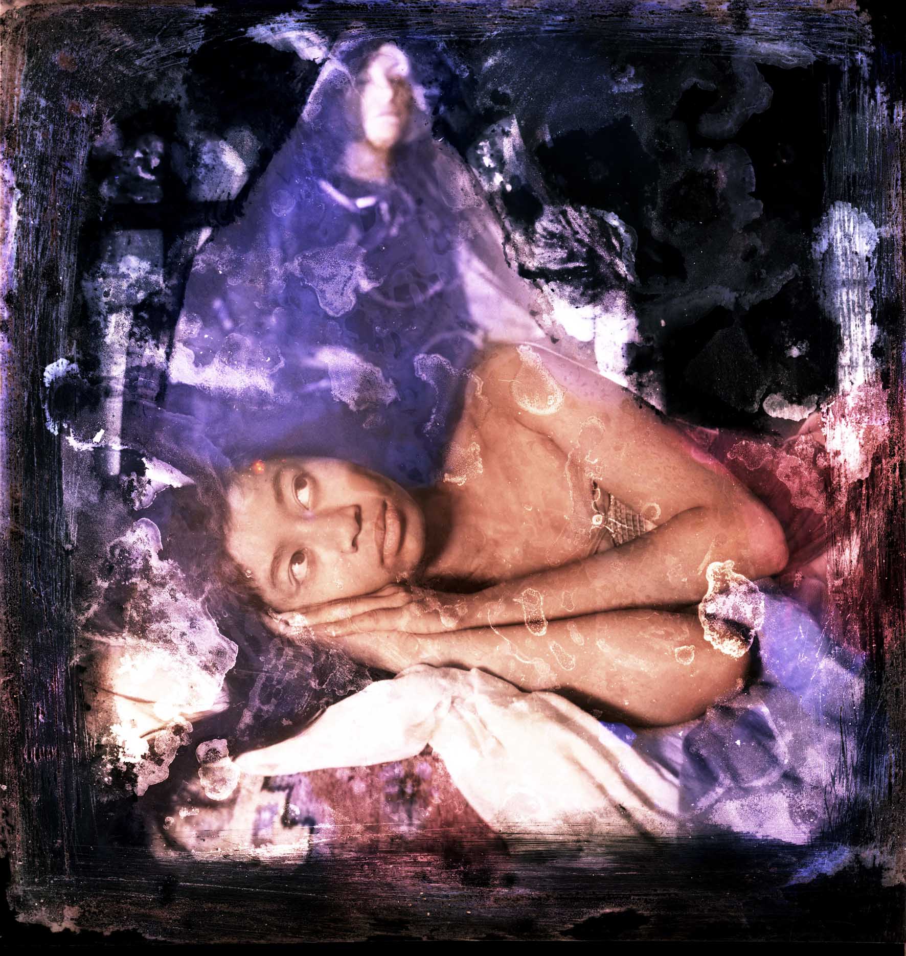 Vivian van Blerk Metamorphoses - Aglauros et la Jalousie, 2011, c-print & photomontage, ed.of 9, 50x50 cm