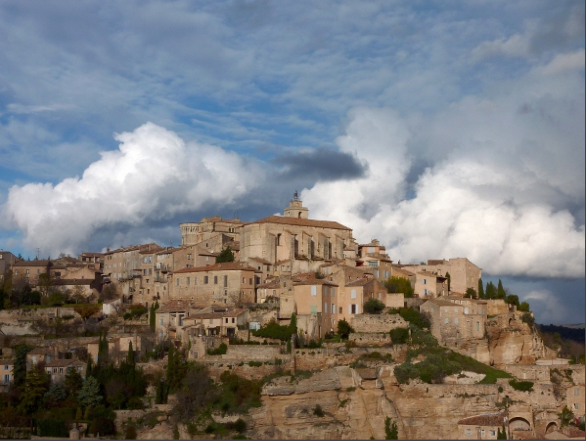 View of Gordes in Provence View of Gordes in Provence