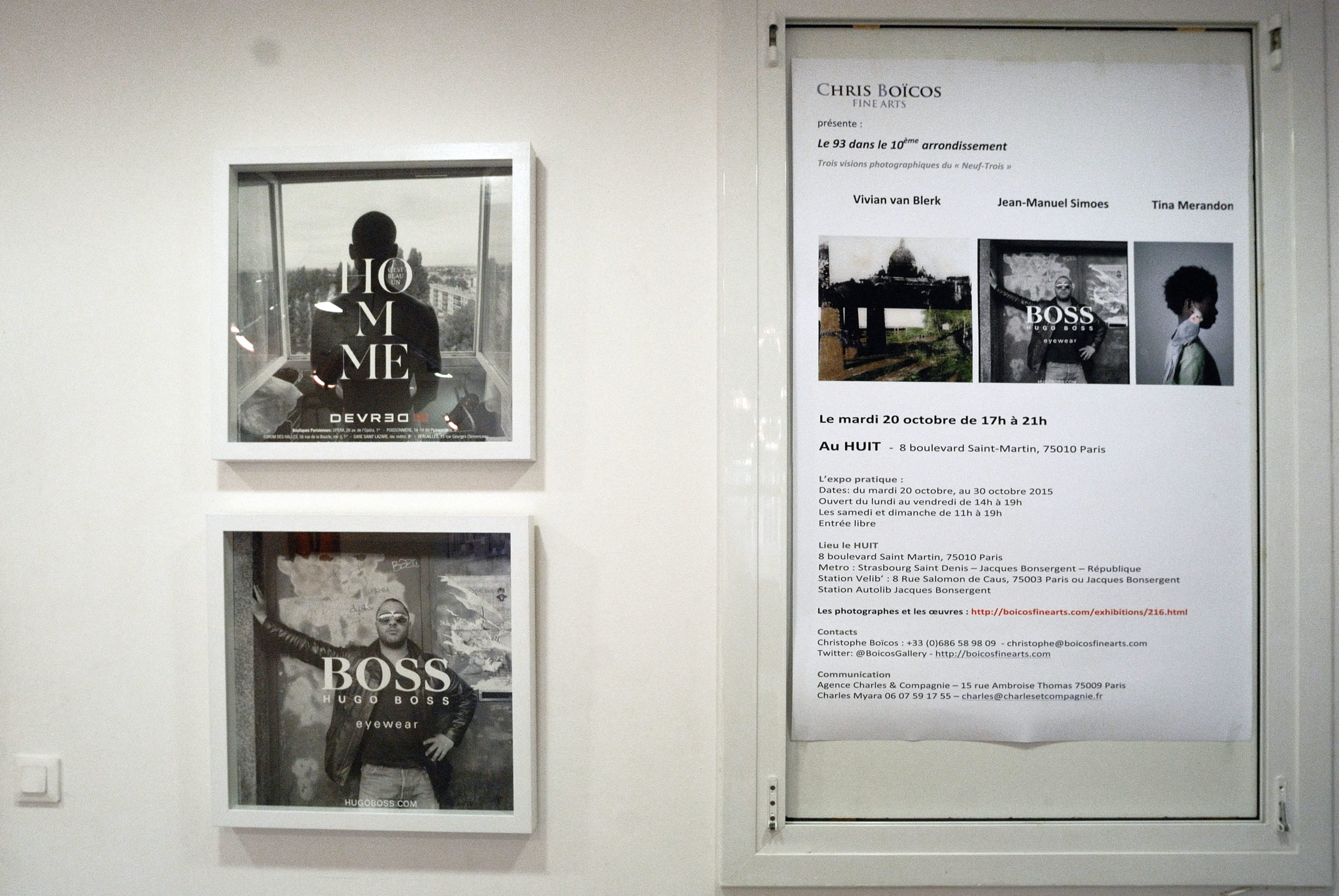 Jean Manuel Simoes - My Last Campagne / Les Pubs, installation au HUIT - expo 