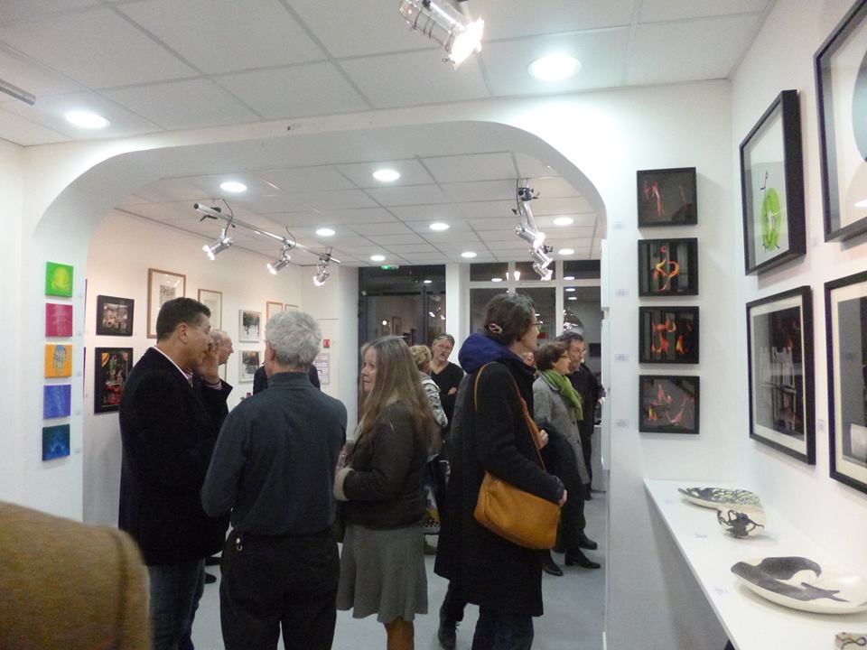 Private view of The Big Messy Christmas Show !