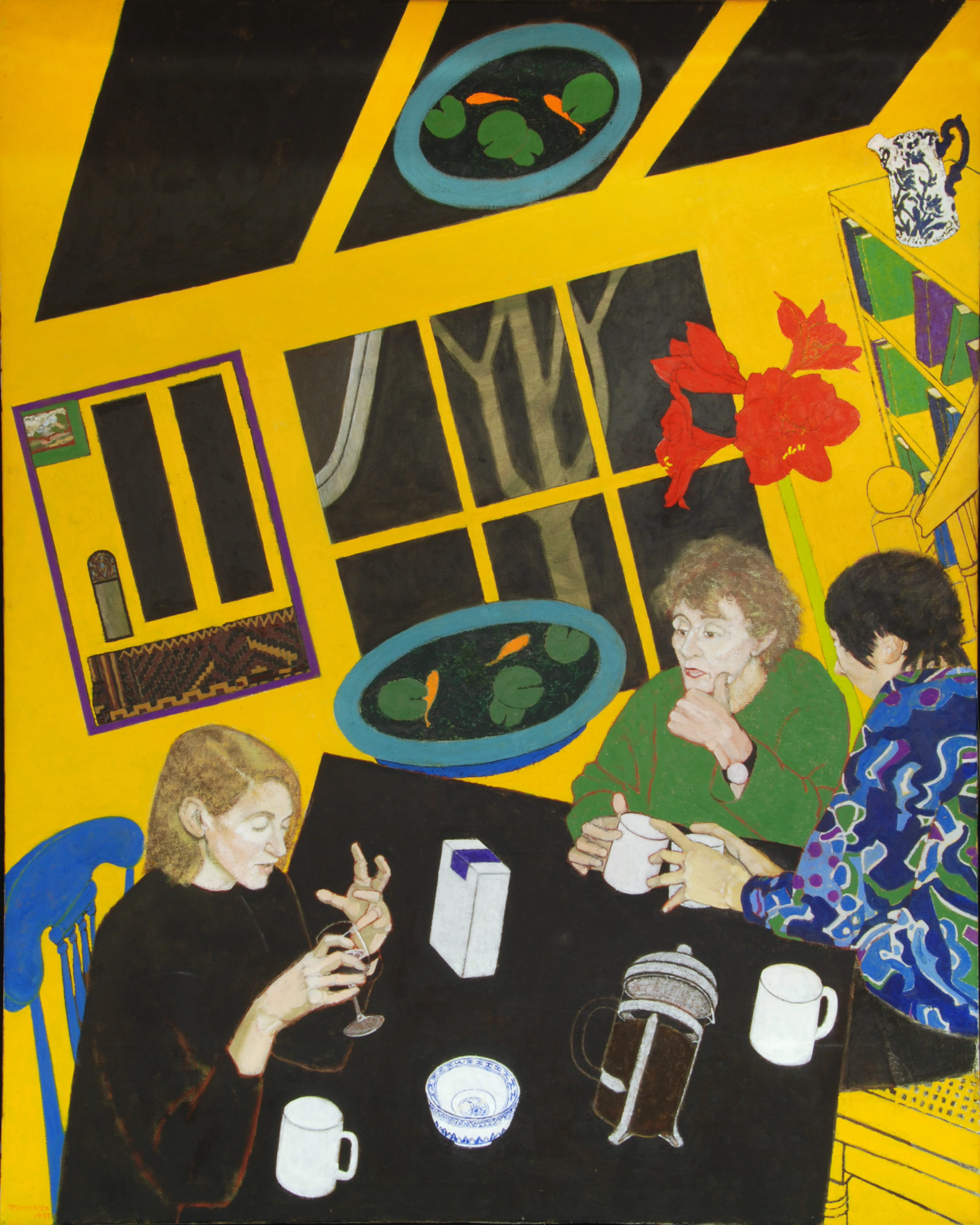 05. W.Utermohlen Conversation Pieces - Night, 1990-91, oil on canvas, 152x122 cm