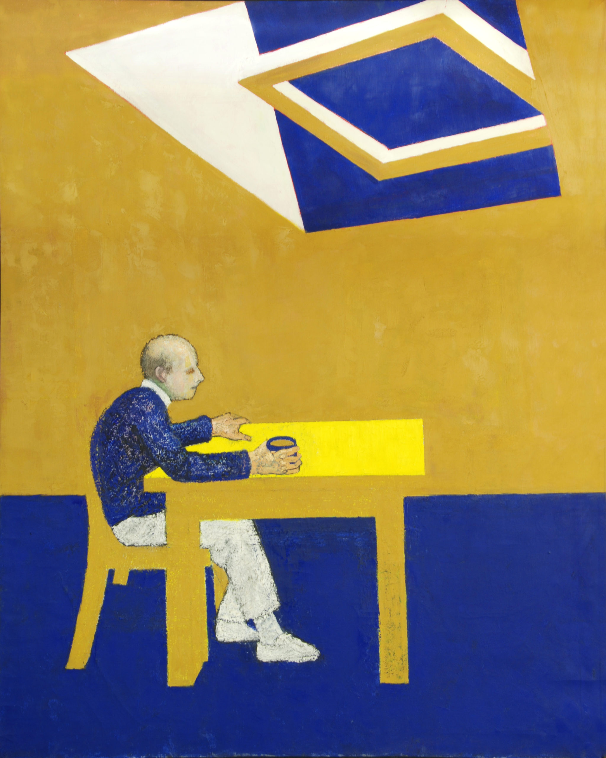 20. W.Utermohlen Blue Skies 1995, oil on canvas, 152x122 cm