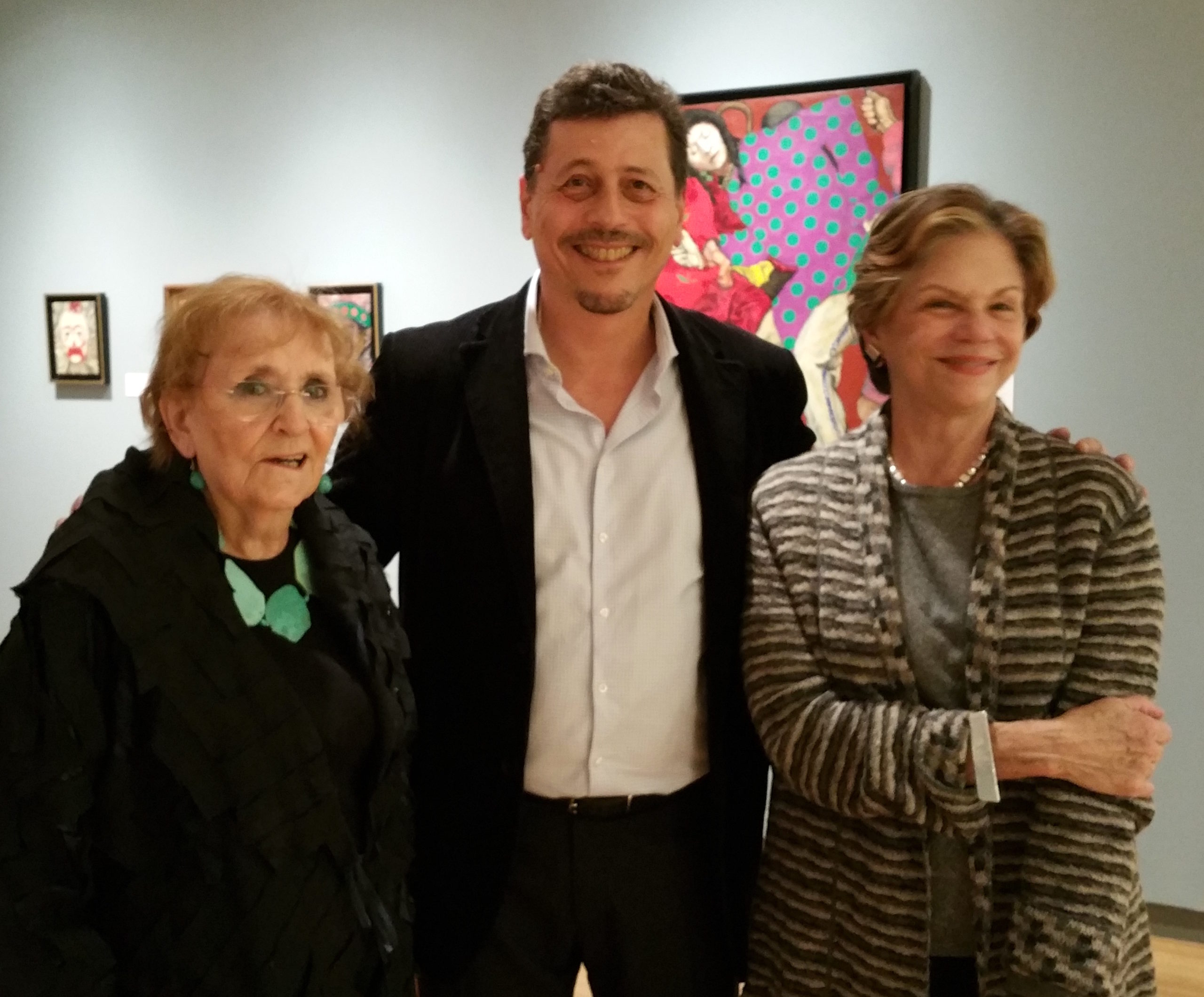 Pat Utermohlen, Chris Boïcos and Pam Ambrose at LUMA, 19 Feb 2016.